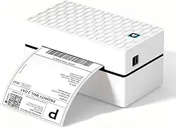 Impressora de Etiquetas 110V-240V, Adesiva 50-104mm, Impressora Termica, Possui Conectividade BT, Inclui Cabo USB, Vem com Suporte Auxiliar, Velocidade de Impressão de 150 mm/S, Resolução de 203 Dpi