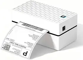 Impressora de Etiquetas 110V-240V, Adesiva 50-104mm, Impressora Termica, Possui Conectividade BT, Inclui Cabo USB, Vem com Suporte Auxiliar, Velocidade de Impressão de 150 mm/S, Resolução de 203 Dpi