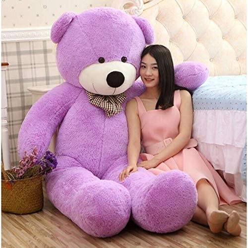Bhagwati Soft Toy Purple Teddy Bear Plush Stuffed Animals Soft Toys, Huggable Teddy Bear, Birthday Gift For Boys, Girls, Wife, Girlfriend, Women, Kids Valentine S Christmas Gift (5 Feet, Purple)