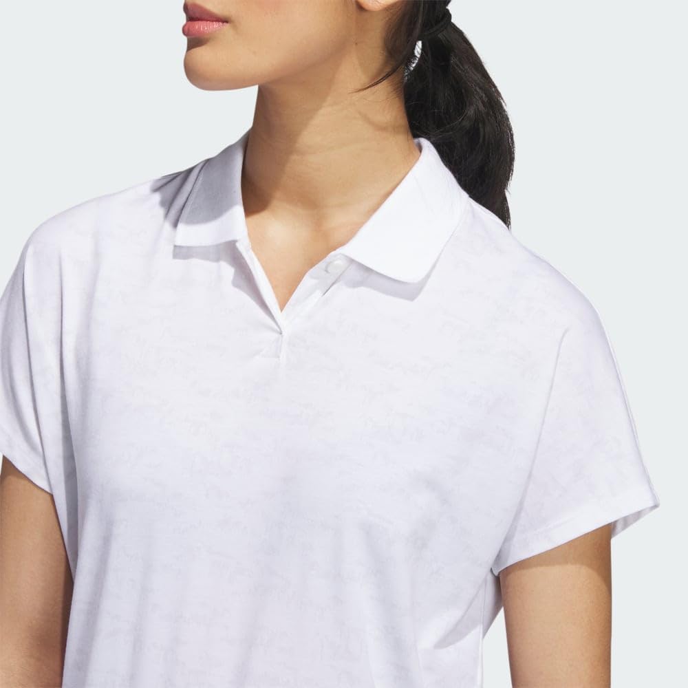 adidas Women's Go-to Printed Golf Polo Shirt