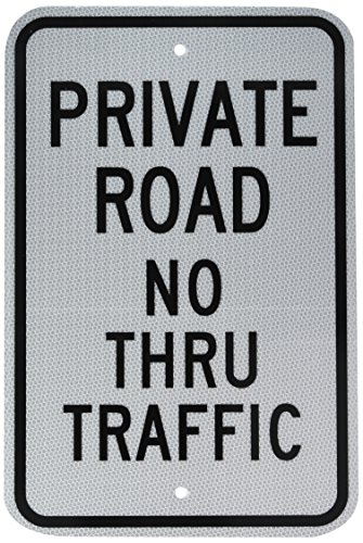Panneau de signalisation Brady 115246 MUTCD standard texte noir et blanc