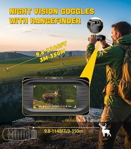 Binoculares Visión Nocturna 4K con Rango 350m y Zoom 8X miniatura 6