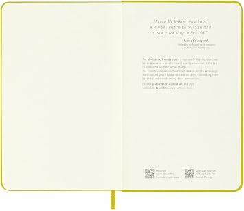 Moleskine Classic Notebook, Hard Cover, Pocket (3.5 x 5.5) Ruled/Lined, Hay Yellow (Silk), 192 Pages