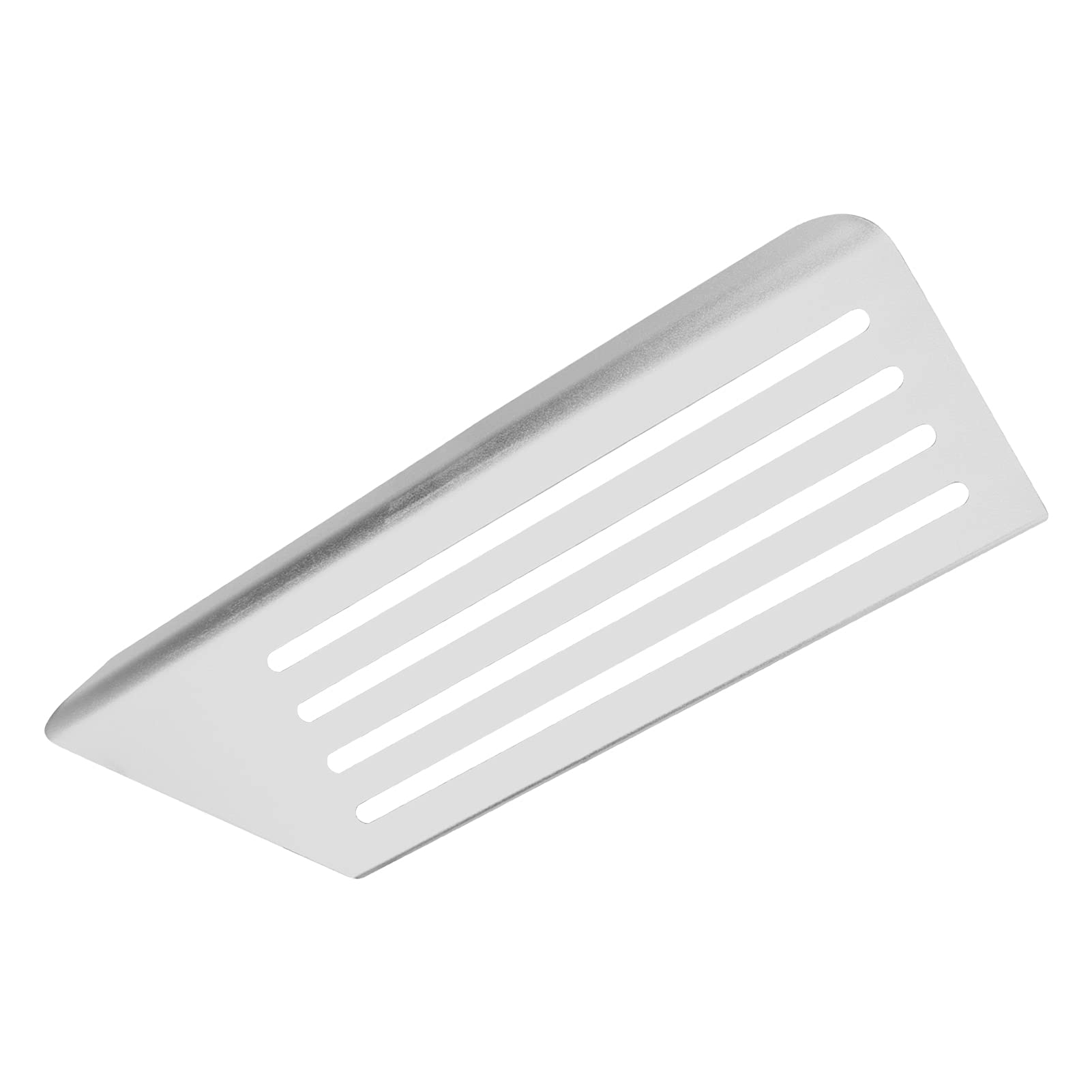 Poggiapiedi per Auto in Acciaio Inossidabile AMONIDA Pedale per Poggiapiedi per Auto, Grigio Metallizzato, Anteriore, Universale, Auto Elettrica