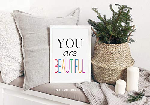 Giftsfarm Girls Wall Decor, Kids Wall Art, Girls Room Decor, Posters For Teen Girls Room, Girls Room Wall Decor, Girls Wall Decor For Bedroom, Kids Room Decor For Girls (Set Of 6, 8X10In, Unframed) #TOP3