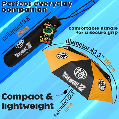 Image of Get Trend Super Mario One Piece Hello Kitty Kids Windproof Travel Umbrella | Strong Folding Compact Umbrellas for Rain, Lightweight, Portable Kids Travel Essentials, Fits Backpack & Car, Gifts for Boys