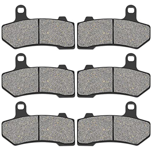 Road Passion Plaquette de frein à disque avant et arrière pour VRSCAW V-Rod 2007-2010 V-ROD VRSCA/VRSCB/VRSCDX Night Rod Special(Cast Wheel)2007-2017