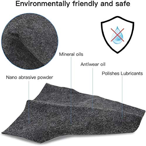 Nano Magic Cloth for Car Scratches, Multipurpose Car Scratch Repair Kit, Upgraded Car Paint Scratch Repair Cloth, Scratch Remover Cloth for Repairing Light Paint Scratches (2pcs)…