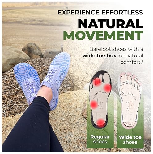 Image of Hike Footwear HF Signature Healthy & Non-Slip Breathable Barefoot Shoesfor Women Men, Wide Toe Flexible, Lightweight Daily Wear Walking Shoes Unisex