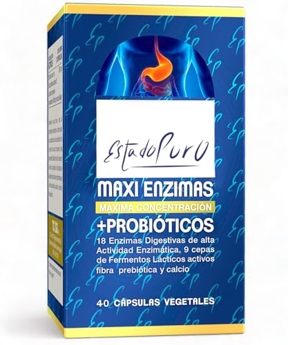 Maxi Enzimas + Probióticos Estado Puro | 18 Enzimas Digestivas