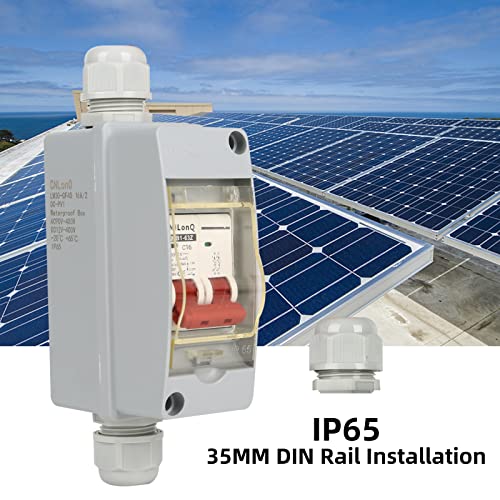 Circuit Breaker PV, PV DC Shut-Off Switch, with IP65 Waterproof Distributor Box, for Solar PV System (16A) - Image 2