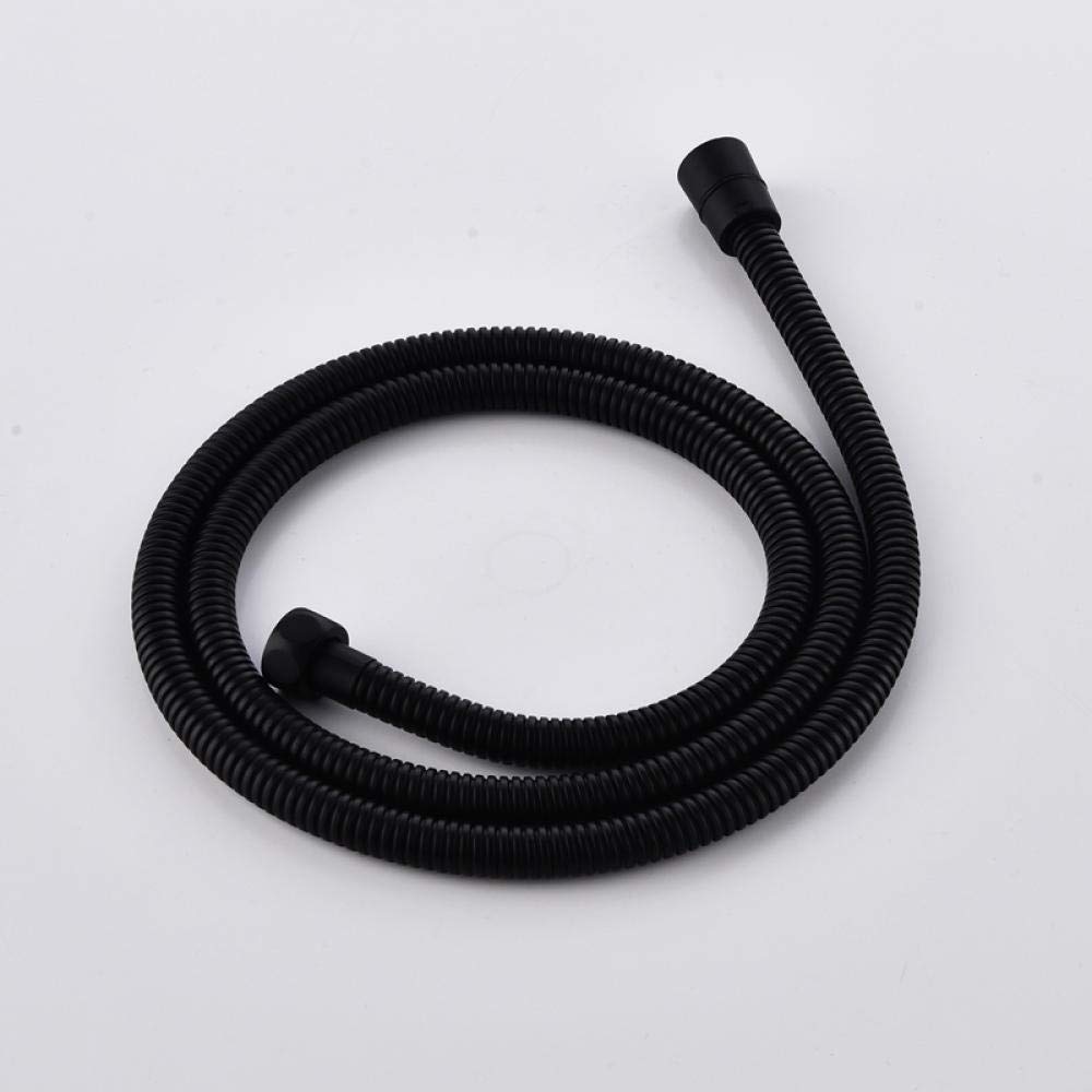 Tuyau de douche noir mat de 1.5m, flexible de plomberie haute résistance pour baignoire