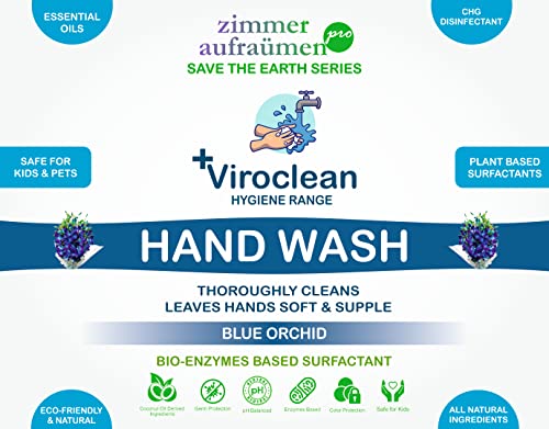 Image of Zimmer Aufraumen Pro Hand Wash Blue Orchid 5Lit. Bio Enzymes Based Surfactan