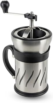 Moulin a cafe et cafetiere a piston 2 en 1 15 cm