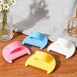 4Pcs Sewing Templates for Even Stitching, Seam Guides Kit for Consistent Stitches, DIY Stitching Guide Tool Seam Finishing, Quilting & Sewing Aids for Beginners (Yellow,Pink,Blue,White 3mm)