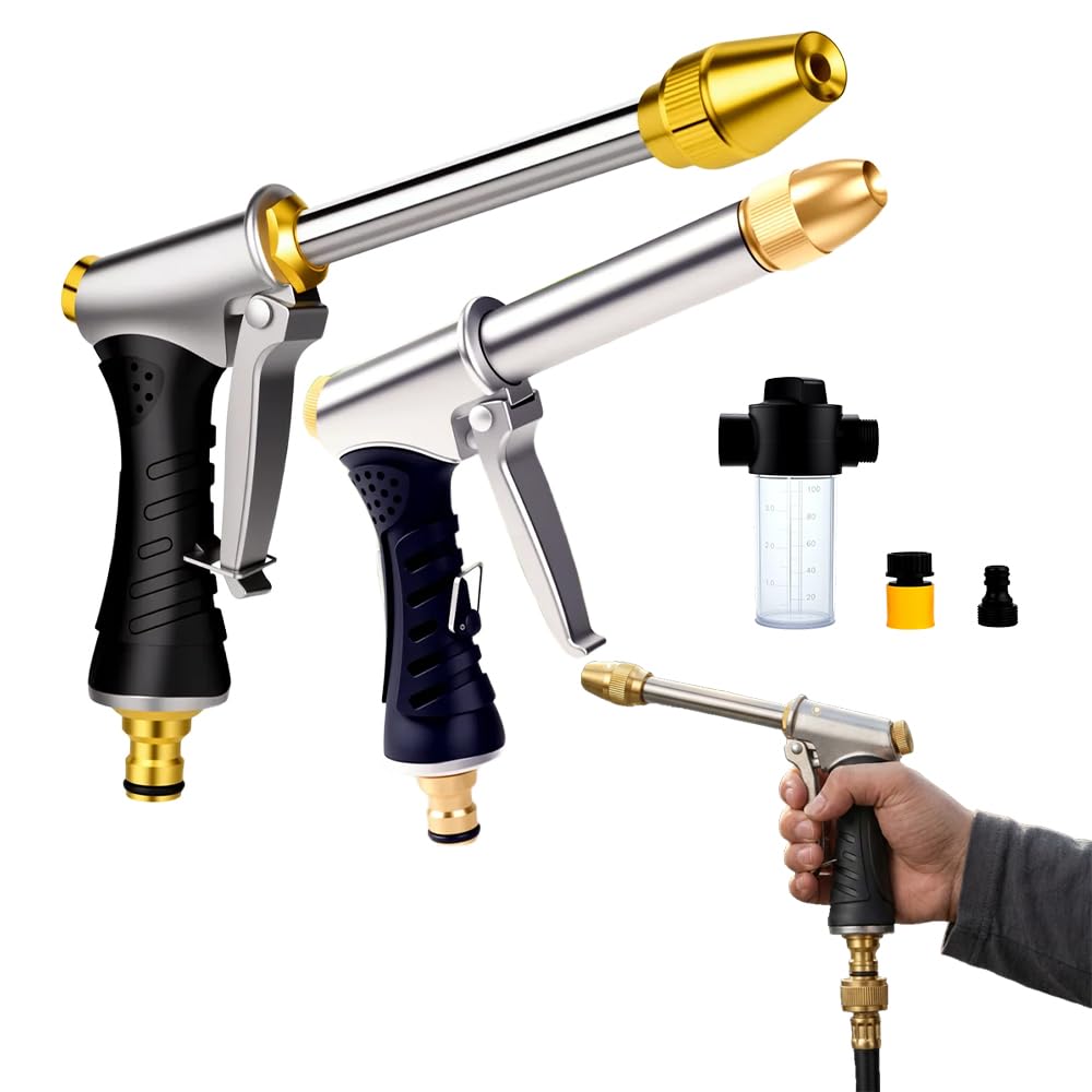 Pressure Washer, 2026 New Water Blitz Pressure Washer, Adjustable Nozzle Cleaning Sprayer, Garden Hose Sprayer Jet Nozzle Pressure Washers, Remove Moss, Deposits & Dirt for Patio Car (2Pcs)