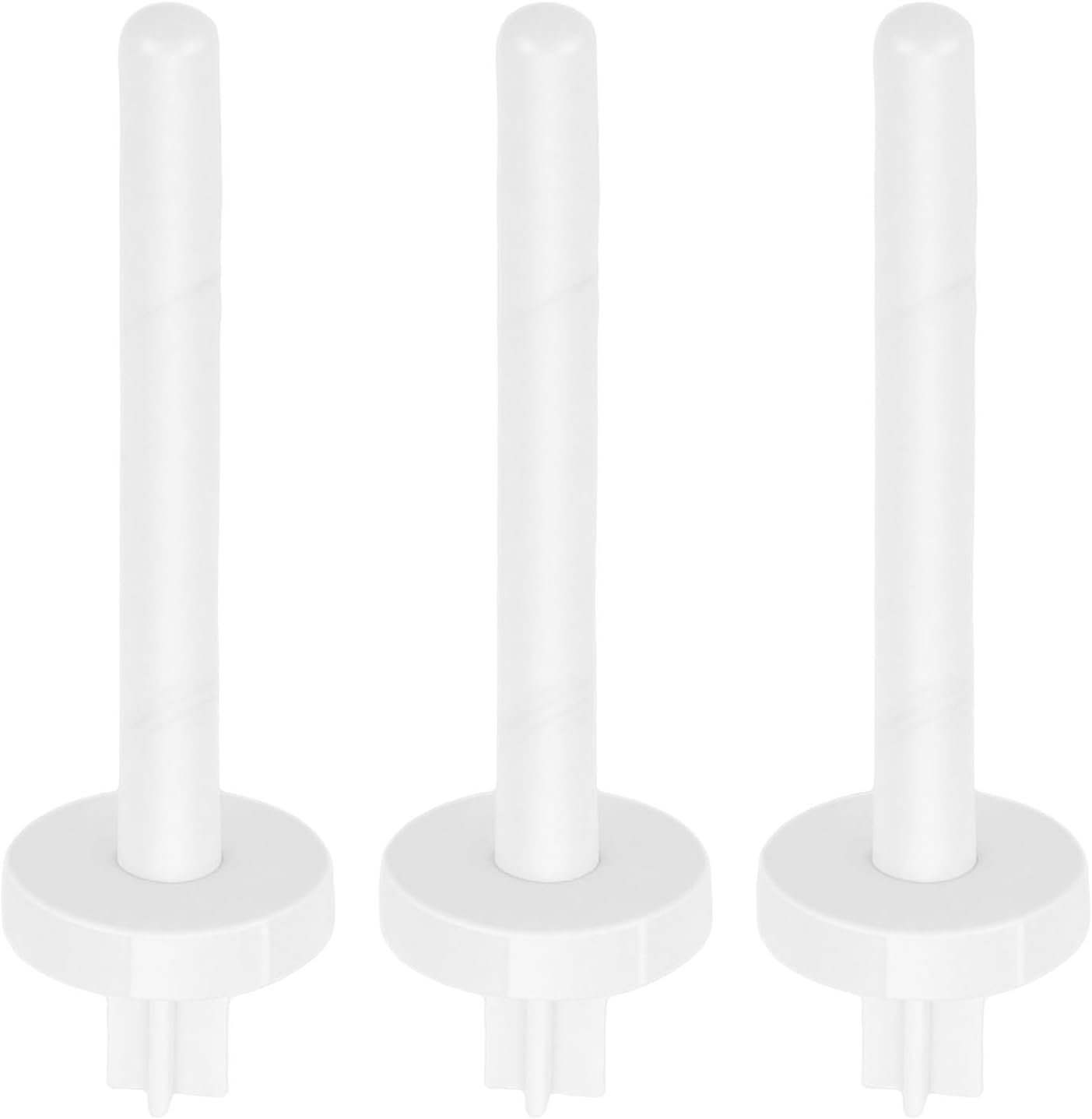 Buachois 3pcs Auxiliary Spool Pin Plastic Universial Replacement Tailoring Auxiliary Accessories for 395719-42 Home Sewing Machine 395719-42 White