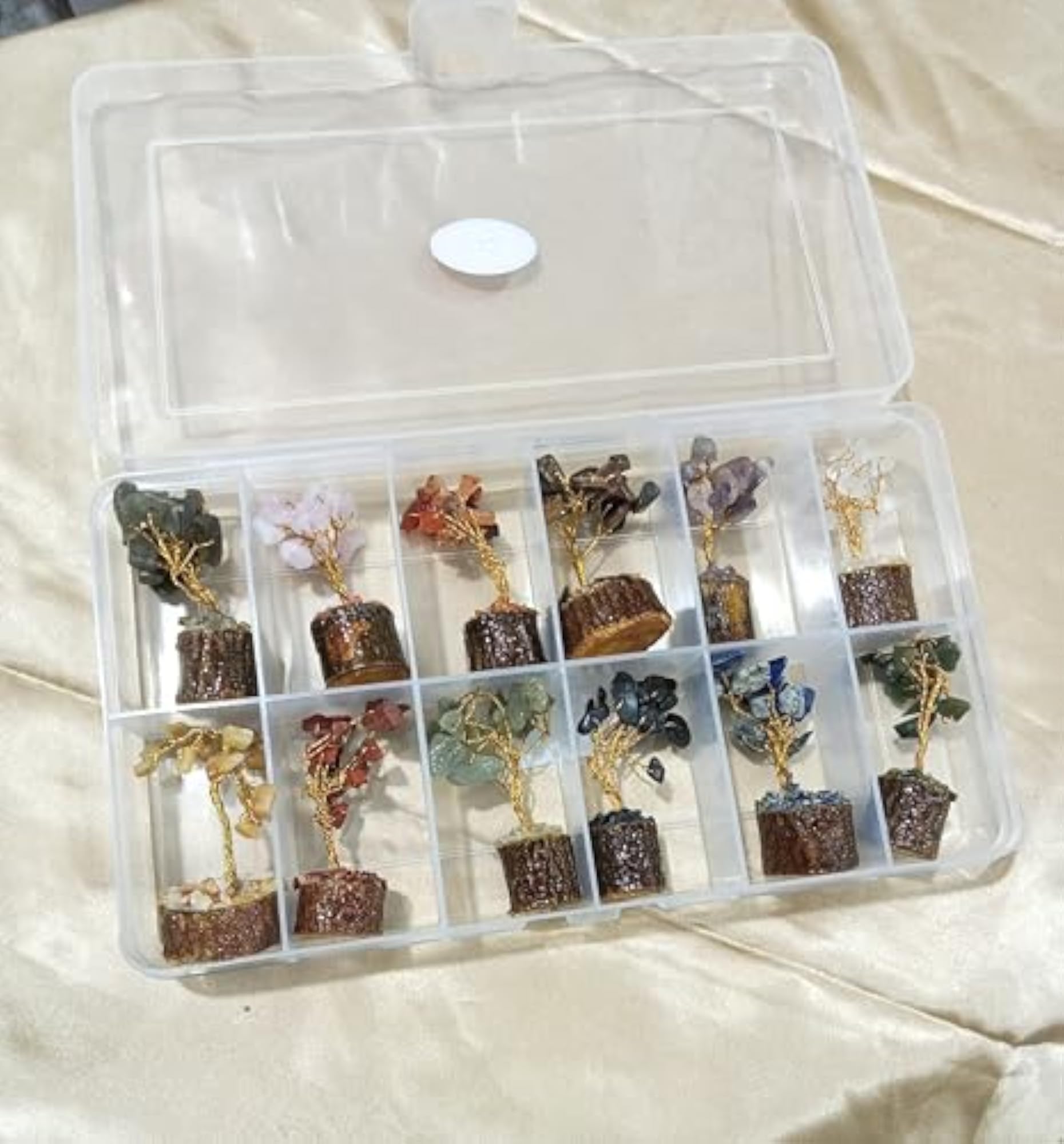 Mini Seven Chakra Tree Healing Tree for Meditation