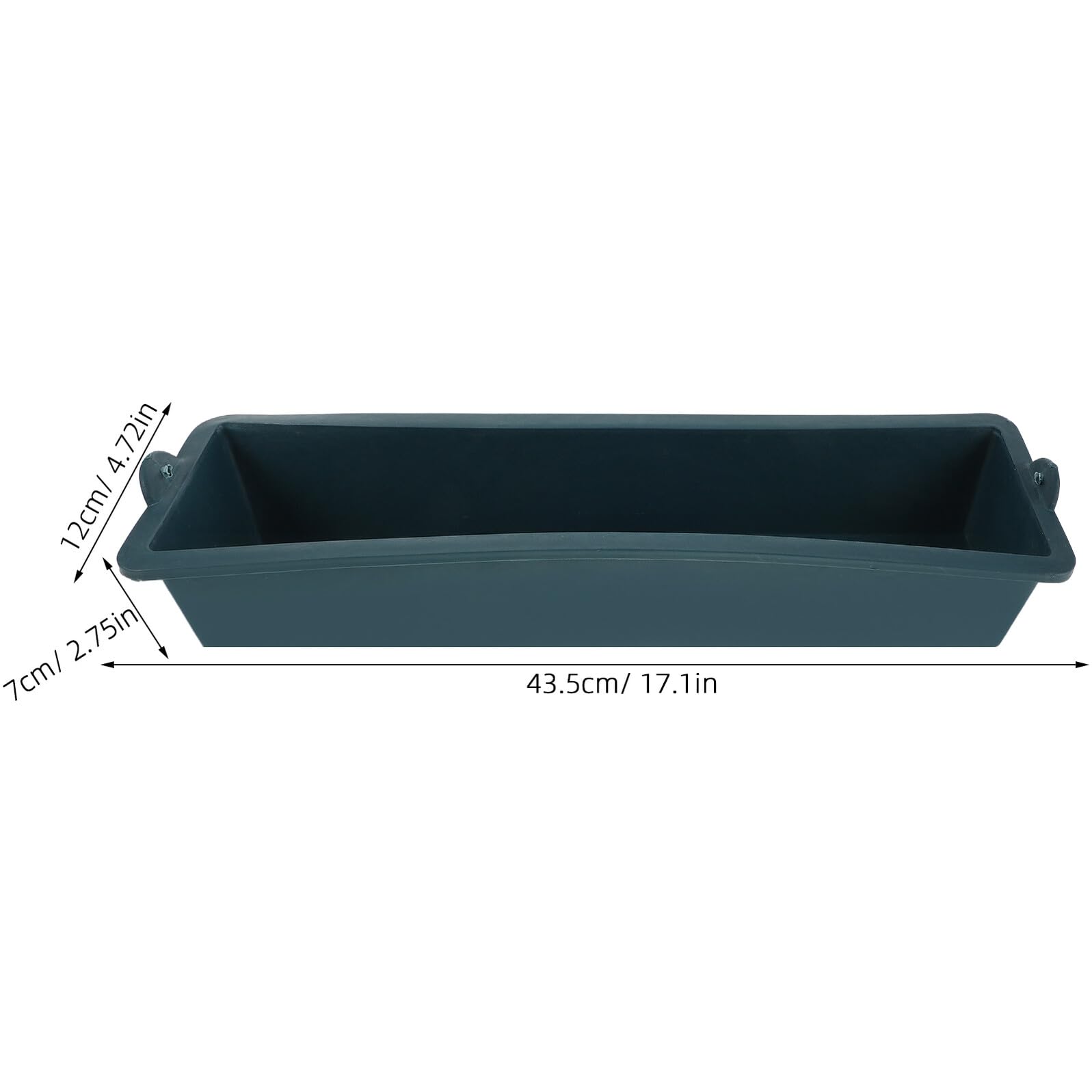 Artibetter Mangeoire à Volailles et Porcelets en Plastique Vert, Lot de 2, Conception Robuste Déchets, Nettoyage Facile, pour Ferme Intérieure