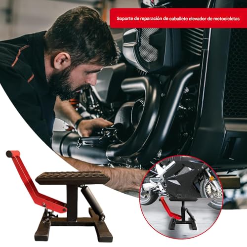 Mesa elevadora para taller mecánico y soporte de elevación de motocicletas 2
