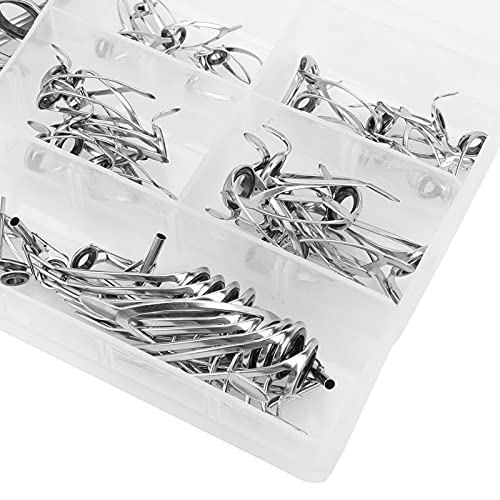 Guide de pêche avec cadre en acier et anneaux céramique