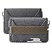 Dango Slim Minimalist Wallet for Men - RFID Blocking - Leather + Multi-Tool (Bifold), Black Dtex/Olive Drab Green