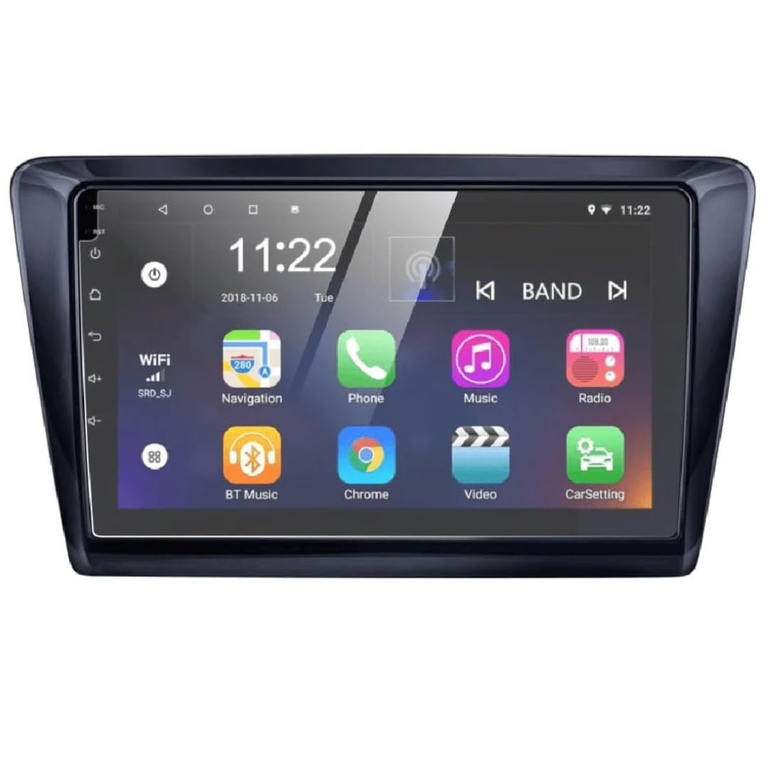 Original 9inch HD QLED Car Android Stereo | 2GB RAM & 32GB ROM | OS 13 Double Din Car Multimedia Player | incl. AHD Rear Camera & Frame Compatible with Mahindra Xylo- 1 Year Warranty