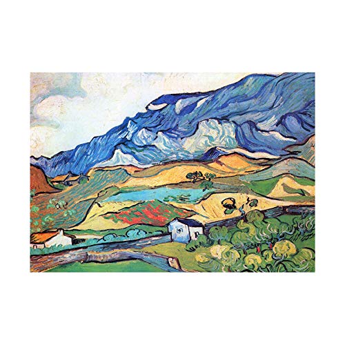 Wee Blue Coo Van Gogh Les Alpilles Landscape Saint Remy Frame Art Print Picture 21 F12X1621