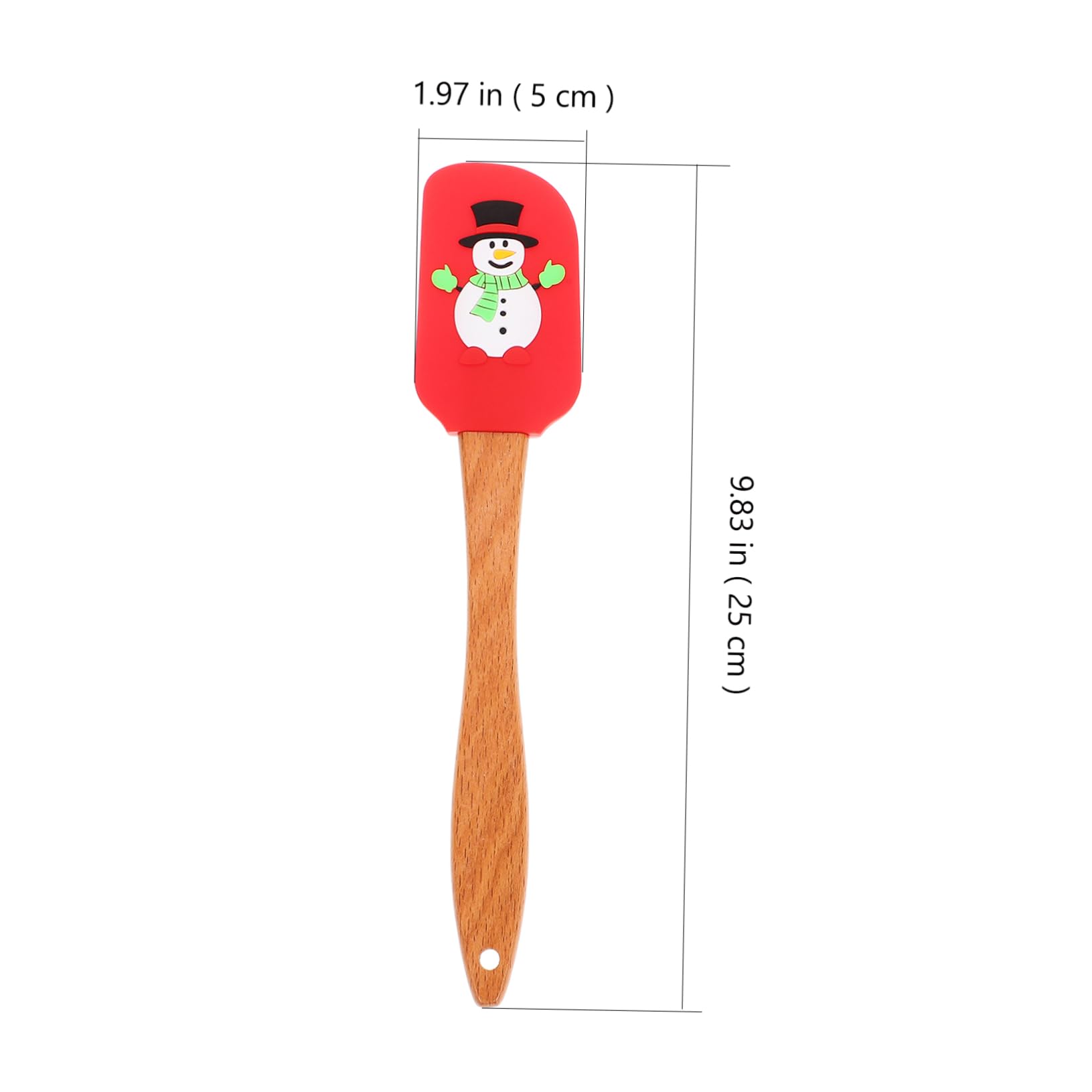 COLLBATH Espátulas De Silicona Para Hornear Mezcla 5 Piezas, Reutilizables, Antiadherentes, Para Mantequilla y Crema, Accesorio Práctico Para Repostería Casera y Uso Diario Cocina
