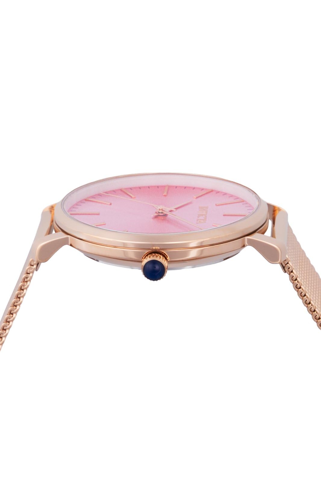 Invicta Angel Lady 38mm Stainless Steel Rose Gold Pink dial PC21J Quartz