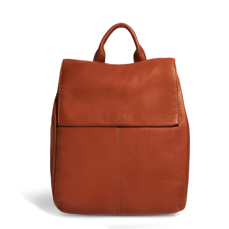 American Leather Liberty Backpack Brandy Smooth