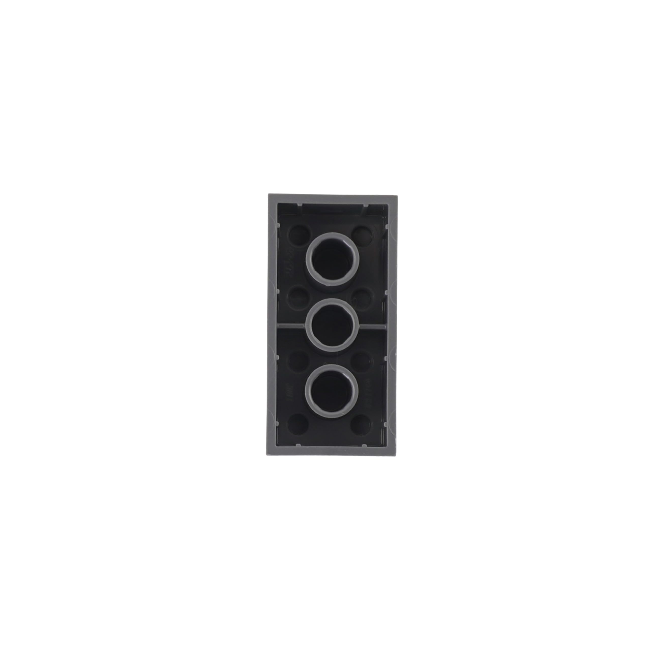 LEGO Classic. 100 Pezzi 2 x 4 Pietre con separatore in Pietra (Grigio Scuro)
