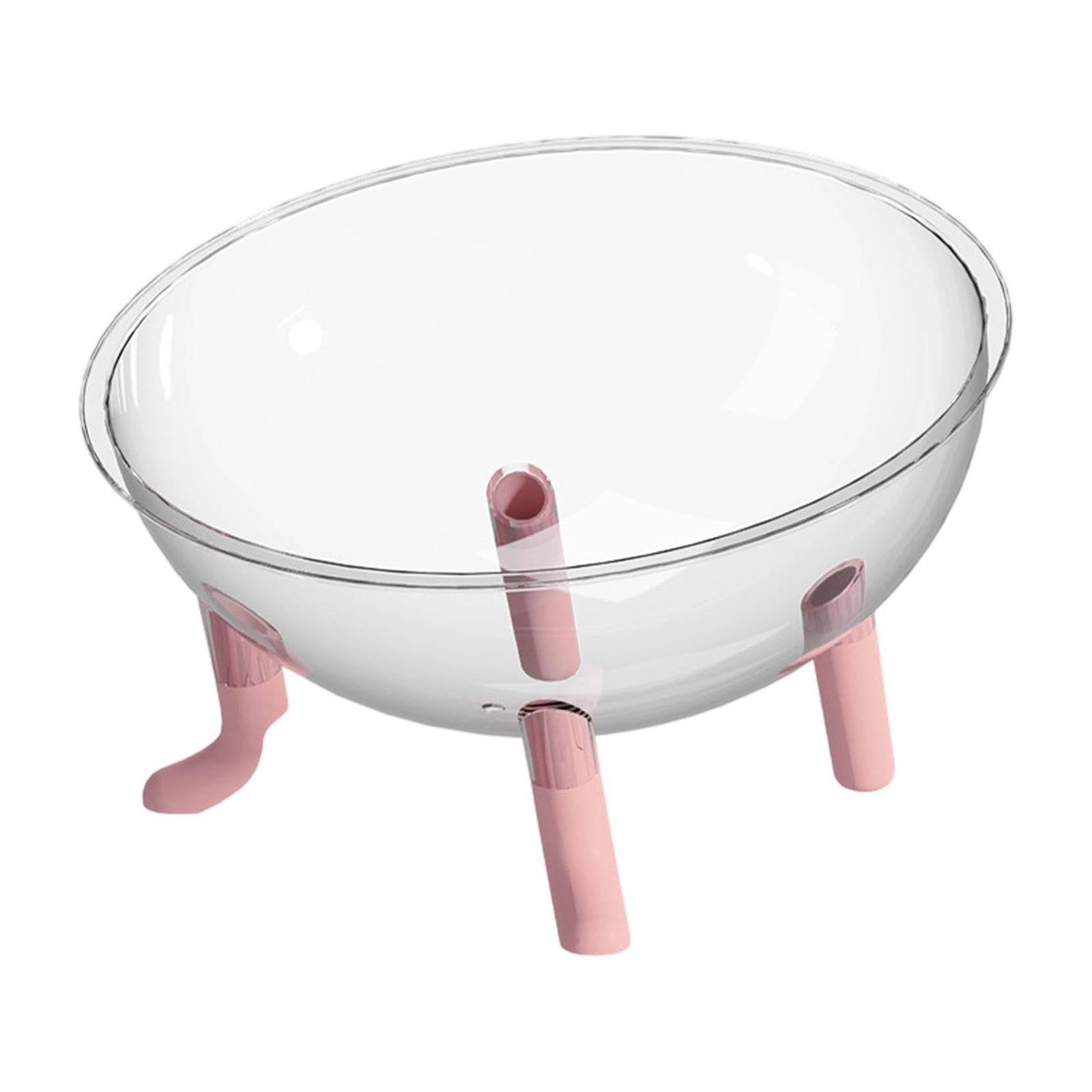 Panier pour chat en forme de capsule spatiale rose robuste