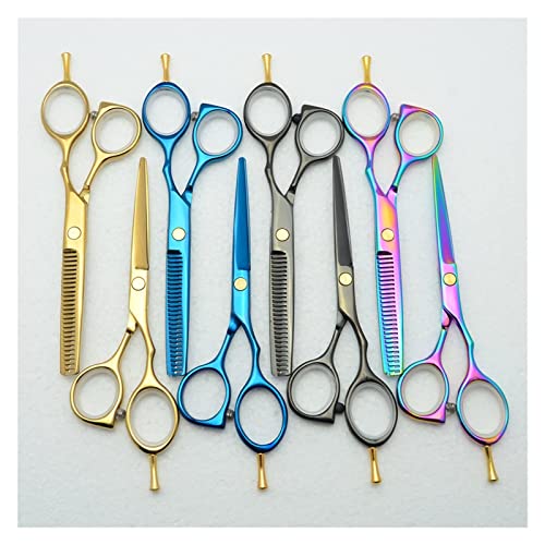 Ciseaux de coiffure contre les pointes abîmées avec le duo pour cheveux clairsemés - 4