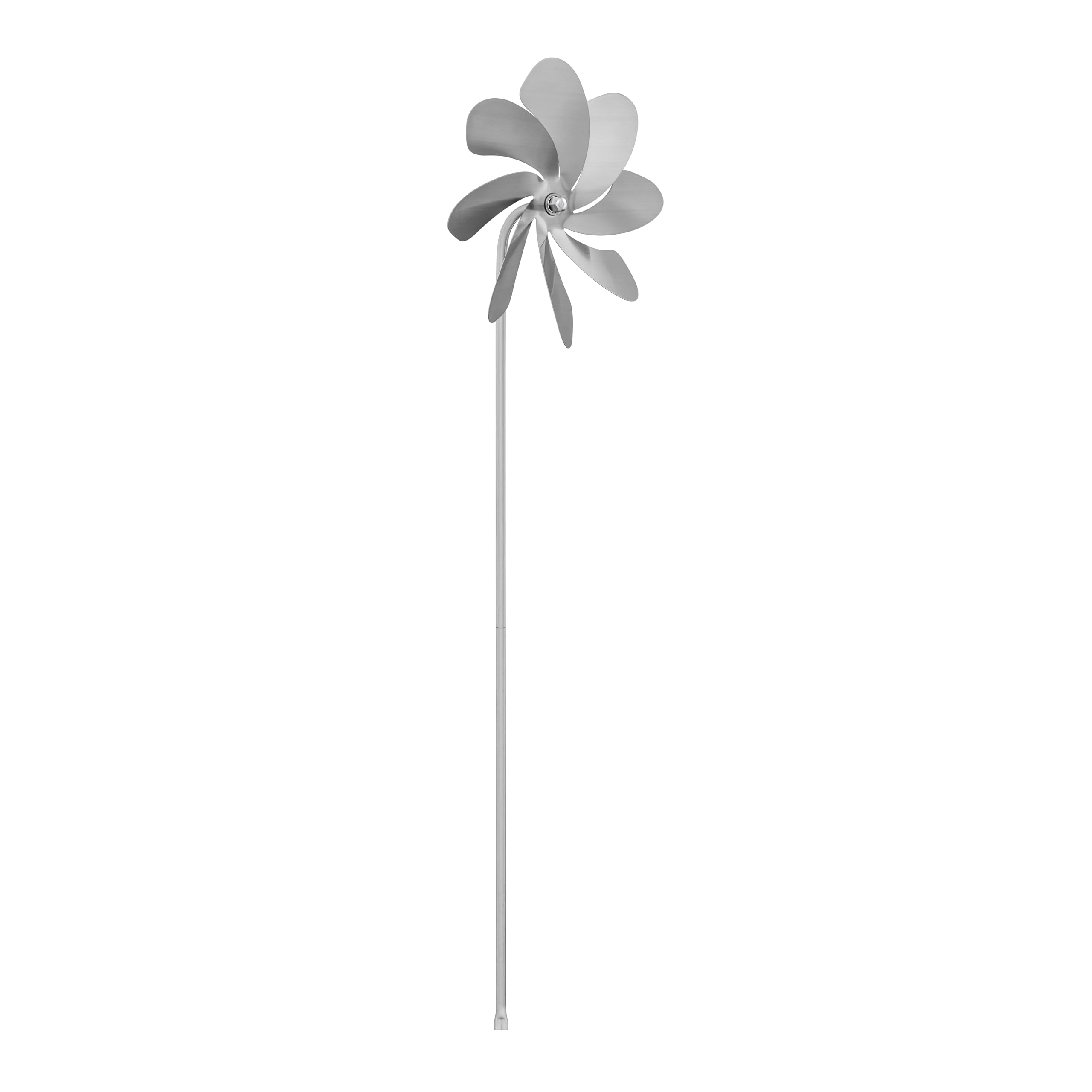Molinillo de viento Speedy20 de steel4you; modelo A1002, hecho de acero inoxidable, diámetro del rotor de 20 cm, rodamiento de bolas, decoración para jardín, fabricado en Alemania