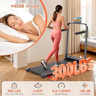 3-in-1 Walking Pad with Handle Bar, 9% Incline Portable Treadmills for Home Small Space,Under Desk Treadmill with 300lbs Capacity, Compact Designed with LED Screen Display,Remote Control