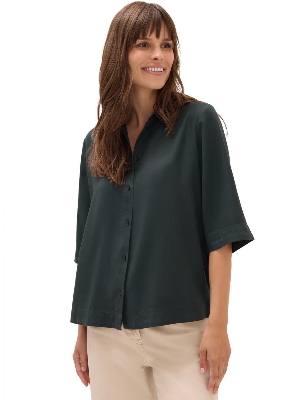 Cecil Damen Lyocell Hemdbluse