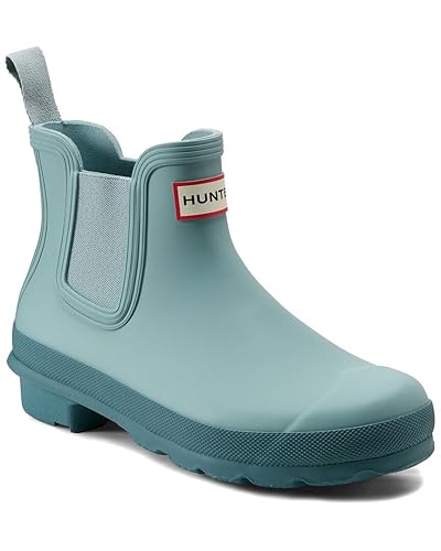 HUNTER womens S2078Rma Weather Rain Boot - 7 - Light Green