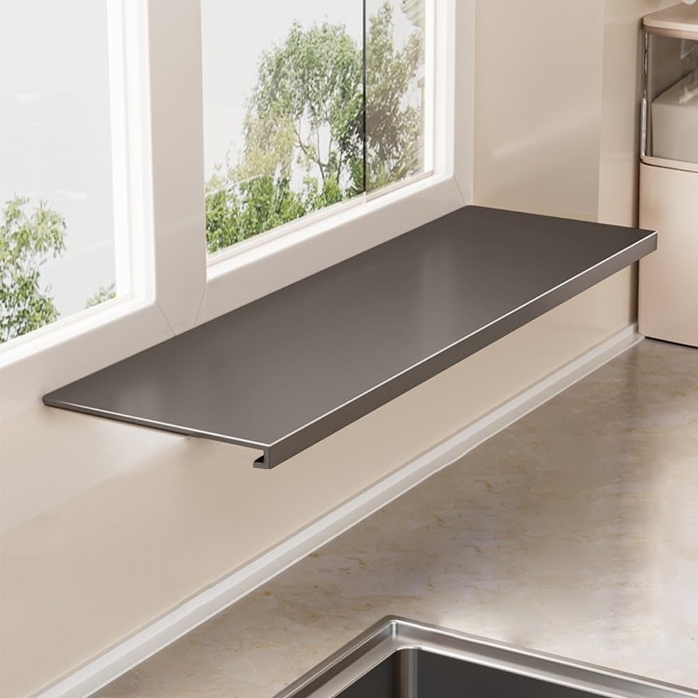 Amazon.co.jp: 炭素鋼窓枠延長プレート 収納棚 窓枠植物棚収納棚
