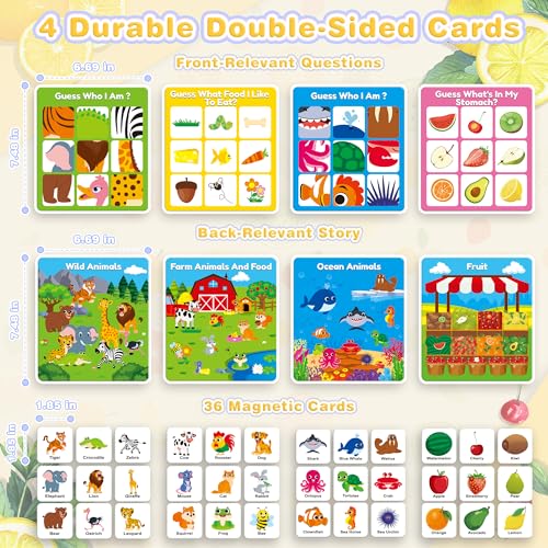 Juego magnético de memoria y clasificación para niños 2-4 años miniatura 7