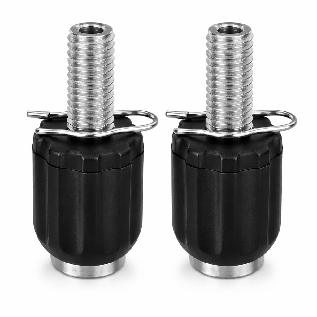 Alomejor Silver 3 Pair Bike Cable Adjuster - M5 Screw Bicycle Brake Adjustment Thumb Shifter Regulator