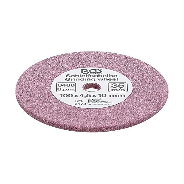 Schleifscheibe 100x4,5x10mm für Sägekettenschärfgerät – Bild 3