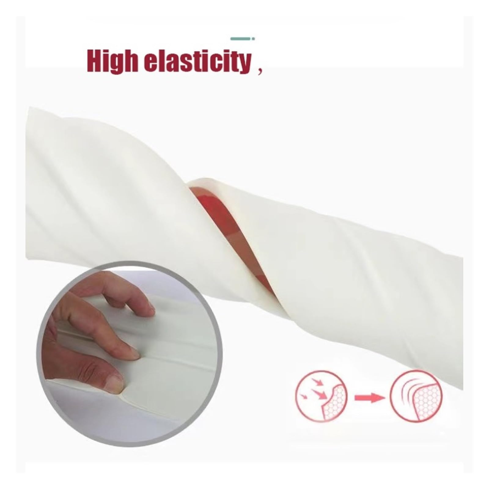 Rodapiés impermeables Moldura de pared autoadhesiva 5M, rodapié NBR, moldura Flexible, línea cintura, tira impermeable for decoración del hogar Baño(Brown)
