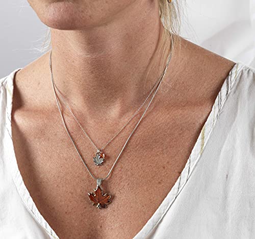 Danforth 65-029-2186-07 Mini Maple Leaf Mini Necklace, Pewter Pendant thumb #3