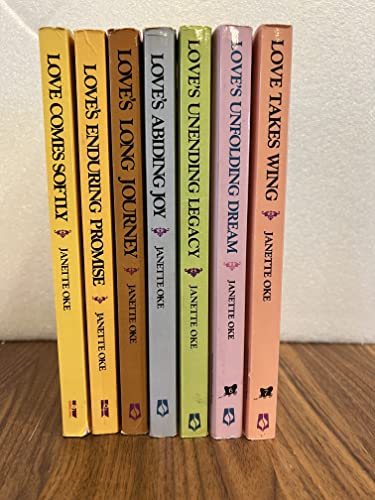 Pioneer Love Stories-Janette Oke-Boxed set of 7... 1556617534 Book Cover