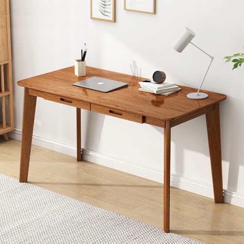 IOTXY Solid Wood Writing Desk, Walnut