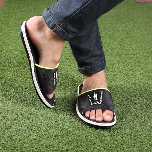 Image of Slides Cushioned & Comfortable Flip Flops for Men | everyday Comfort, Lightweight and Flexible