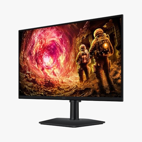 Samsung 27” Odyssey G5 G50F QHD Resolution Gaming Monitor, 180Hz Refresh Rate, Fast IPS Panel, HDR10, NVIDIA G-Sync Compatible, 1ms Response Time (GtG), AMD FreeSync™, Adjustable Stand, LS27FG502ENXZA - Image 9