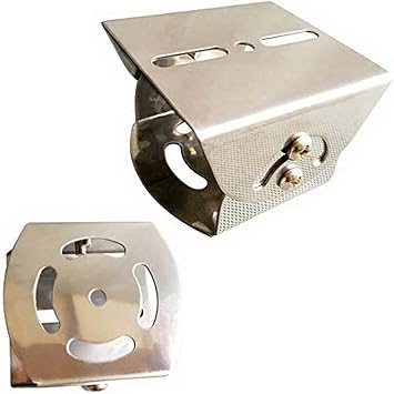 AKNPMHT Camera Stand, Metal Pole/Security Camera Pole Mounting Bracket/Row Loop Mounting Bracket PTZ Corner for CCTV Security PTZ Cameras - Security Camera and Outdoor Pole Mounting Hardware