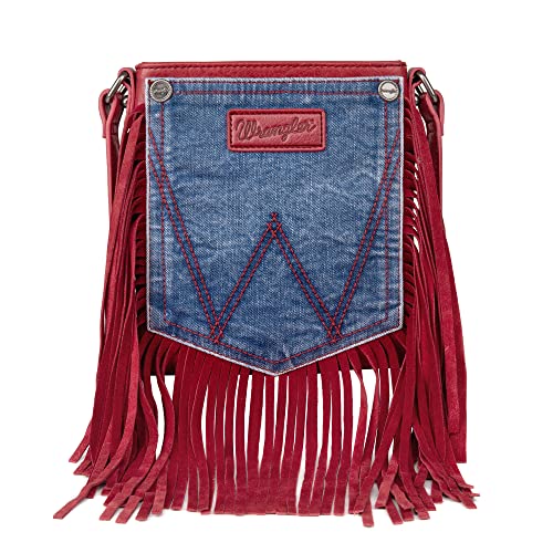 Image of Wrangler Small Doctor Bag for Women Vintage Satchel Bag Western Handbags with Wide Strap